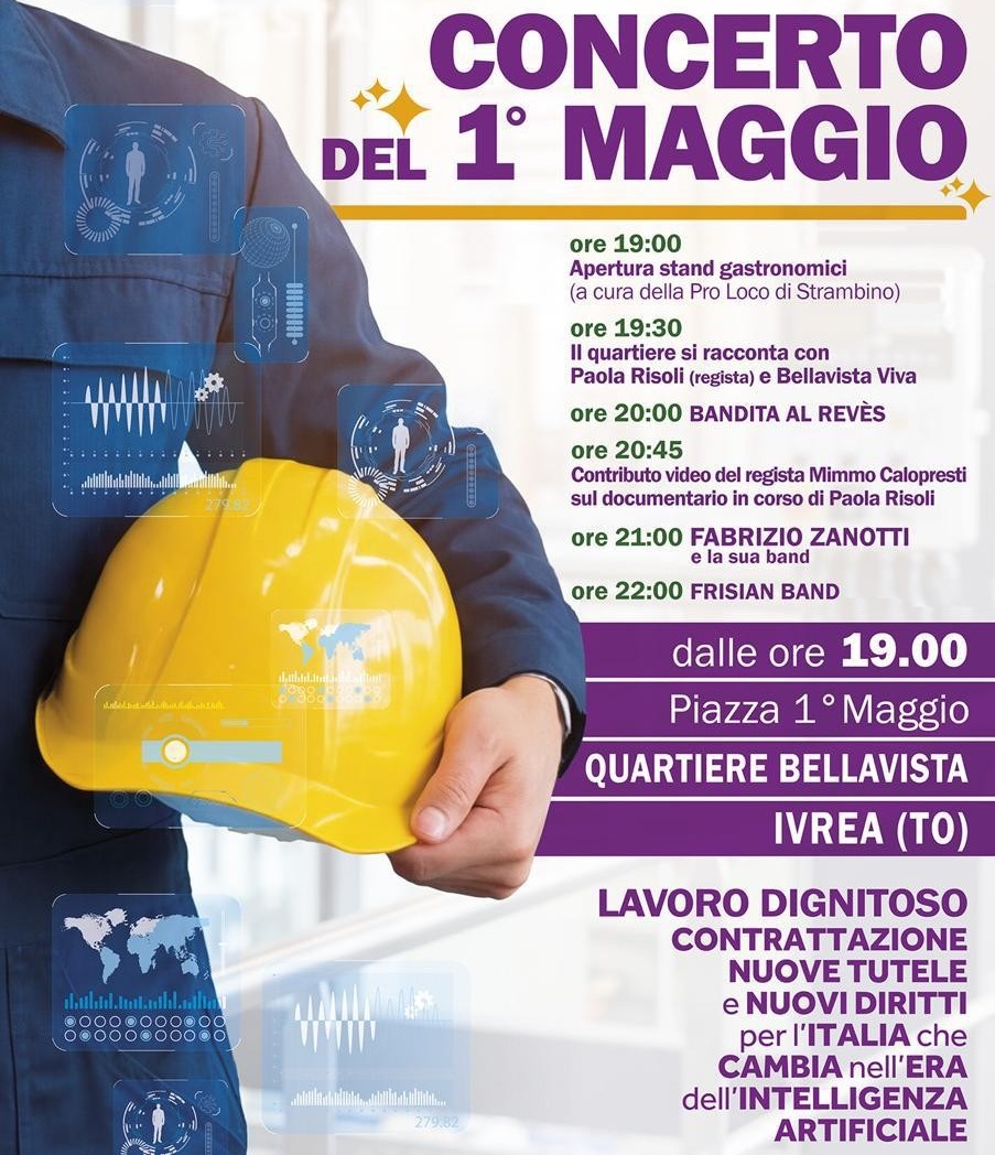 Celebrazione della Festa dei Lavoratori a Ivrea