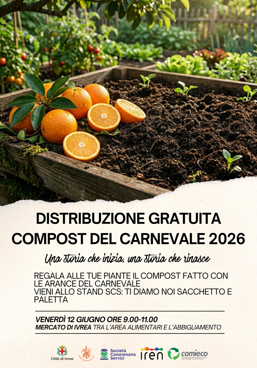 Arriva il compost della Battaglia delle Arance al Carnevale di Ivrea