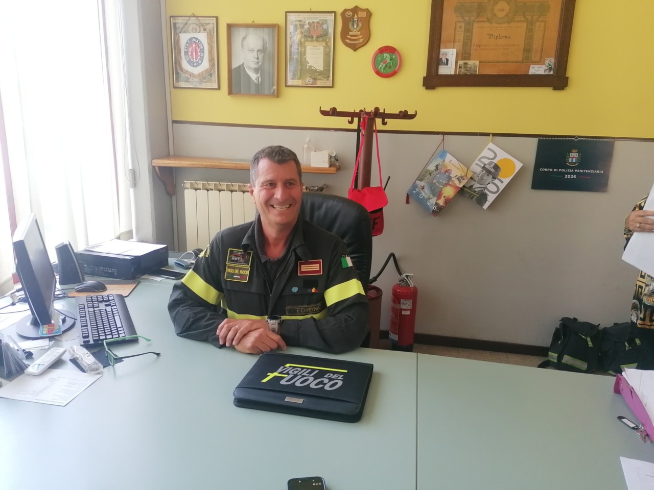 Claudio Defilippi assume la guida dei Vigili del fuoco di Ivrea