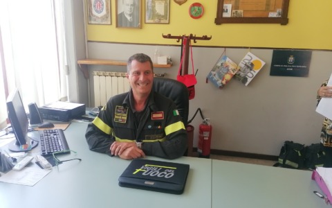 Claudio Defilippi assume la guida dei Vigili del fuoco di Ivrea