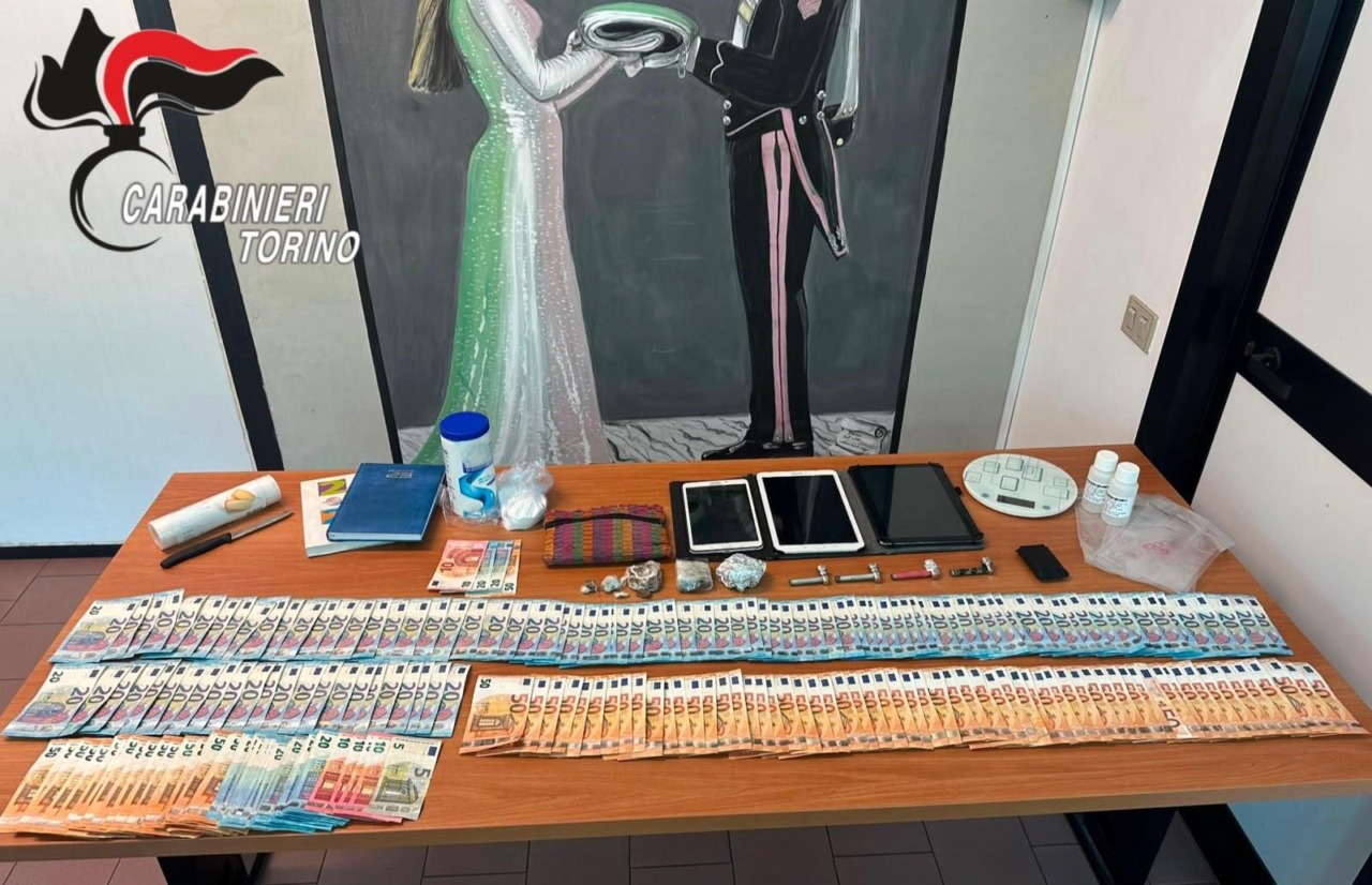 Coppia arrestata a Cascinette in un’operazione antidroga dei Carabinieri