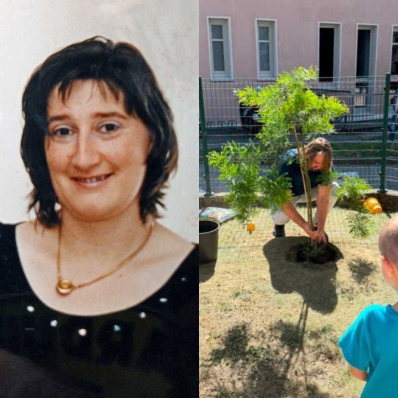 Una mimosa per la maestra Antonella Favetto alla scuola di Pavone