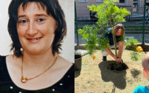 Una mimosa per la maestra Antonella Favetto alla scuola di Pavone